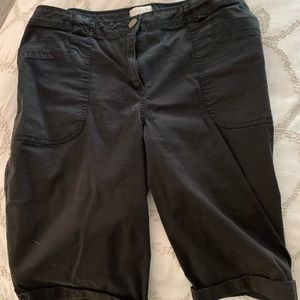 Chico’s black shorts